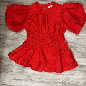 THML  Red blouse women size XS